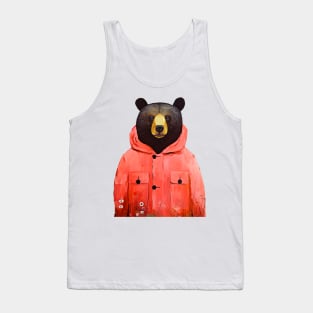 Bear animal art #bear Tank Top